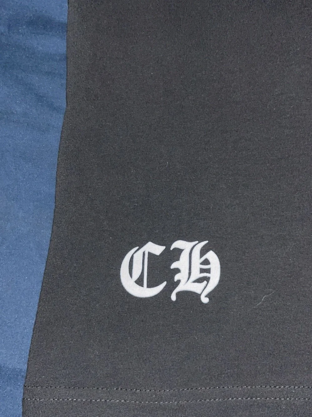 Chrome Hearts Black and White Los Angeles Horseshoe Back Tee